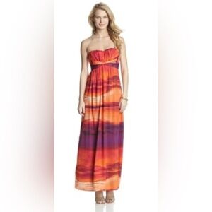 New Women’s Jessica Simpson Sunset Strapless Maxi Dress, size 10